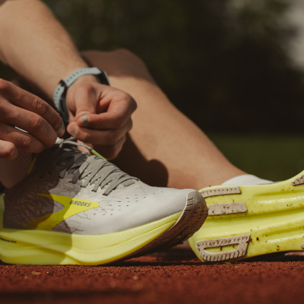 a person running too fast